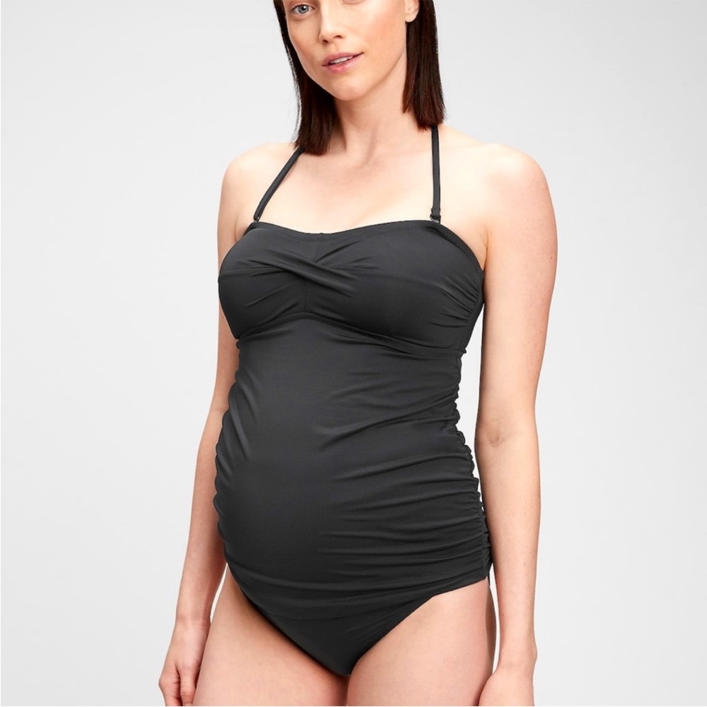 NEW Gap Maternity Recycled Swim Tankini Top